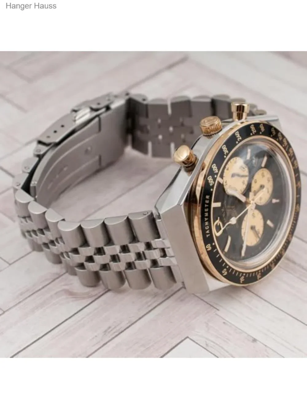 18mm Quick Release Stainless Steel Jubilee Watch Band Replacement for Q Timex